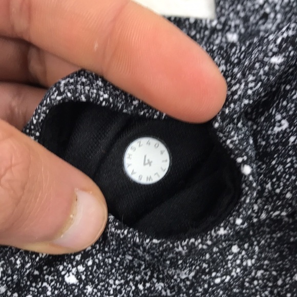 Lululemon Lead The Pack Tight 28" Luminesce Splatter White Black - Picture 7 of 7